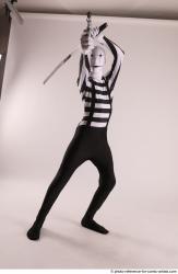 JIRKA STANDING POSE WITH KATANA AND GUN